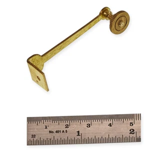 New Brass French Clock Bell Holder Stand & Nut Clockmakers Fitting Repair Parts - Picture 1 of 3