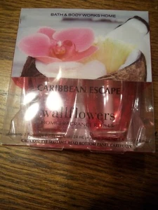 *New *2pk ~ CARIBBEAN ESCAPE ~Wallflower Refill Bulbs~ Bath & Body Works - Picture 1 of 2