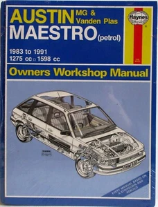 Haynes - Austin Maestro MG & Vanden Plas - 1983 - 1991 Proprietari Manuale - Foto 1 di 7