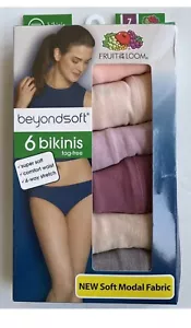 Fruit Of The loom beyondsoft 6pk Bikinis Size 7L - Picture 1 of 3