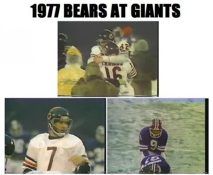 Chicago Bears at New York Giants 1977 DVD juego de nieve - Imagen 1 de 1