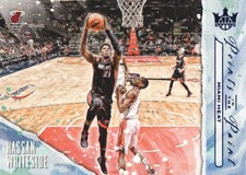 2018-19 Panini Court Kings Points in the Paint Sapphire #13 Hassan Whiteside /25