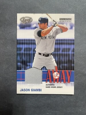 2004 Leaf Home/Away Jason Giambi #A-5 - Image 1 of 3