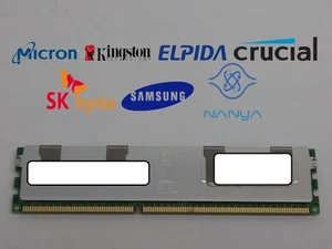 Lot of 5 Major Brand 32 GB DDR3L-1066 PC3L-8500R 4Rx4 1.35V Shielded Server RAM - Picture 1 of 2