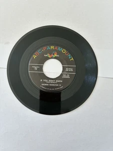 George Hamilton IV - A Rose and A Baby Ruth / If You Don't Know 1956 EX - Picture 1 of 2