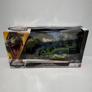 Jurassic World Legacy TYRANNOSAURUS REX AMBUSH PACK Figure Set New Damaged Box - Picture 1 of 8