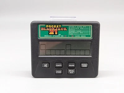 Radica 1350 Pocket Blackjack 21 Juego Electrónico Portátil Probado Foto 1 de 4