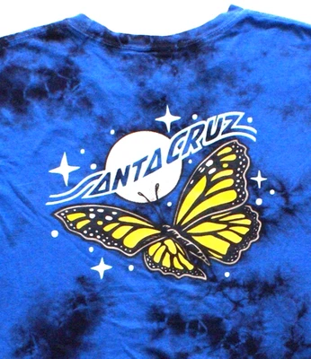 Santa Cruz Surf Shop Tie-Dye Butterfly T-shirt, Size Medium - Image 1 of 3