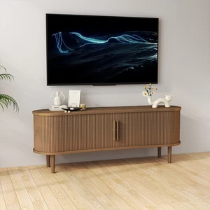TV Stand MDF Mid Century Modern Media Console Table Entertainment Center NNXO - Picture 1 of 18