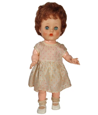 Vintage 1950s American Character Tiny Tears Doll Dress Soft Vinyl Original Owner - Image 1 of 4