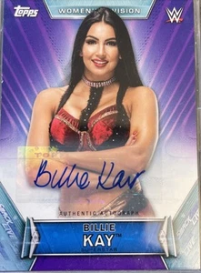 2019 Topps WWE Women's Division Billie Kay Auto Purple Serial #23/99 - Picture 1 of 2