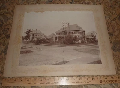 Manchester, NH Giant 18x14 Cabinet Photo Victorian Home - J.G. Ellinwood - Image 1 of 4