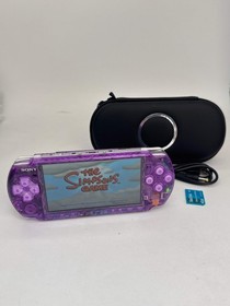 Sony PlayStation Portable PSP-3006 Clear Purple Console Bundle #334