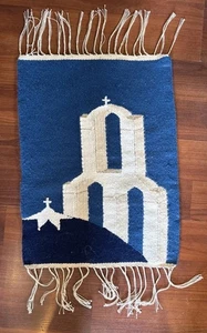 Small Vintage French Aubusson Style Rug 15” X 21” Wall Hanging - Picture 1 of 9