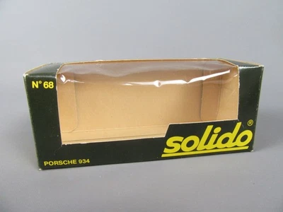 D400 Solido 68 France Boite Vide Carton Origine pour Porsche 934 Vintage 1/43 - Photo 1/4