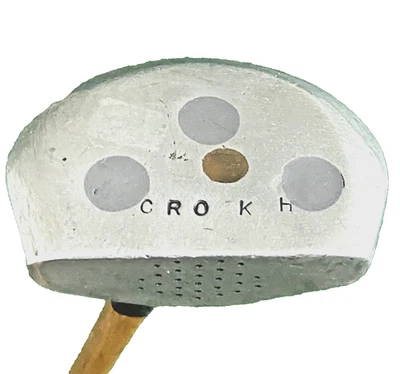 Otey Crisman Cro K H Center Shaft Mallet Putter RH Hickory Shaft 35.5 Super Rare - Image 1 of 4
