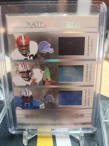 NATIONAL TREASURES MATERIAL TRIO SANDERS/ BROWN / CAMPBELL 18/25 HARD TO FIND - Picture 1 of 3