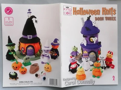 HALLOWEEN KNITS Knitting Pattern Book 3 - NEW RELEASE - King Cole - image 1 of 4