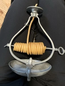 Antique Silver  Wax Jack With Makers Marks 7.75”h - Picture 1 of 9