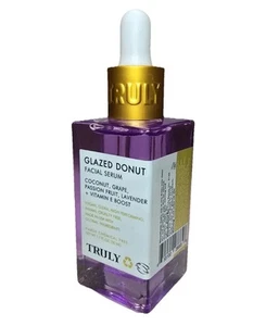 Truly Glazed Donut Facial Serum + Vitamin E Coconut Lavender Boast Vegan - Picture 1 of 16
