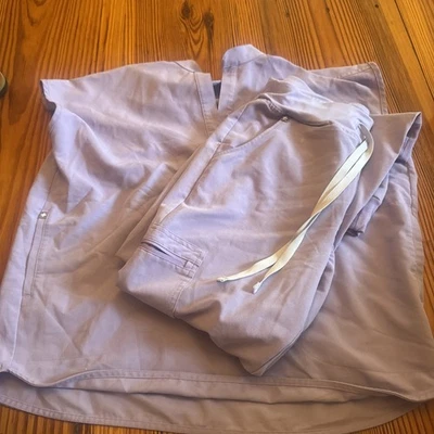 无花果磨砂女式套装浅紫色 — 第 1/4 张图片