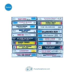 20 SEALED Country Cassette Tapes #1: Tritt McGraw Tippin Clint Black Lonestar - Picture 1 of 3