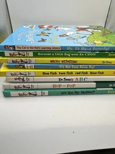 8 Dr. Seuss Beginner Bright & Early Books Animals Themed Various Authors EUC - Picture 1 of 12