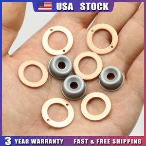 Injector Seal Kit With Heat Shield 19077-53650 FIT Kubota D1105, 3 Cylinder USA - Picture 1 of 15