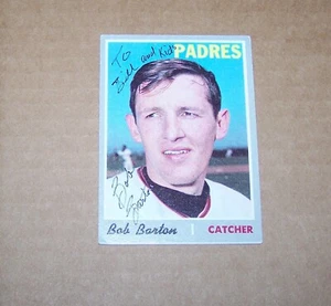 Bob Barton Signed Autograph Card Personalized To Bill H2 - Picture 1 of 1