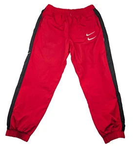 Rare Nike Mens XL Red Double Swoosh Track Pants Y2K Goddess of Victory Woven - Bild 1 von 8
