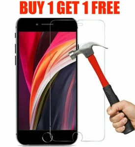 For Apple iPhone 5 6 7 8 SE 2020 Tempered Glass Screen Protector - 100% Genuine - Picture 1 of 4