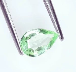 Piedras preciosas sueltas turmalina natural Paraiba 1,37 quilates sin tratar certificada forma de pera - Imagen 1 de 9