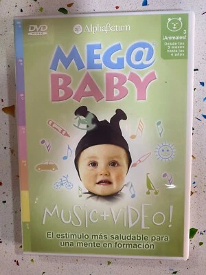 MEGA BABY ANIMALES DVD MUSIC VIDEO EL ESTIMULO MAS SALUDABLE 3 MESES A 4 AÑOS - Imagen 1 de 3