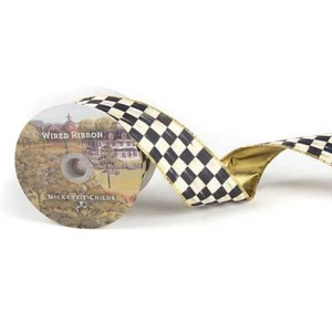 NEW MacKenzie - Childs Courtly Check 2” Ribbon - SOLD BY THE YARD - Picture 1 of 1