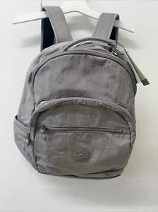 Mochila para portátil Kipling Seoul Go U1 - 89L - Gris Gris - NUEVA - Imagen 1 de 7
