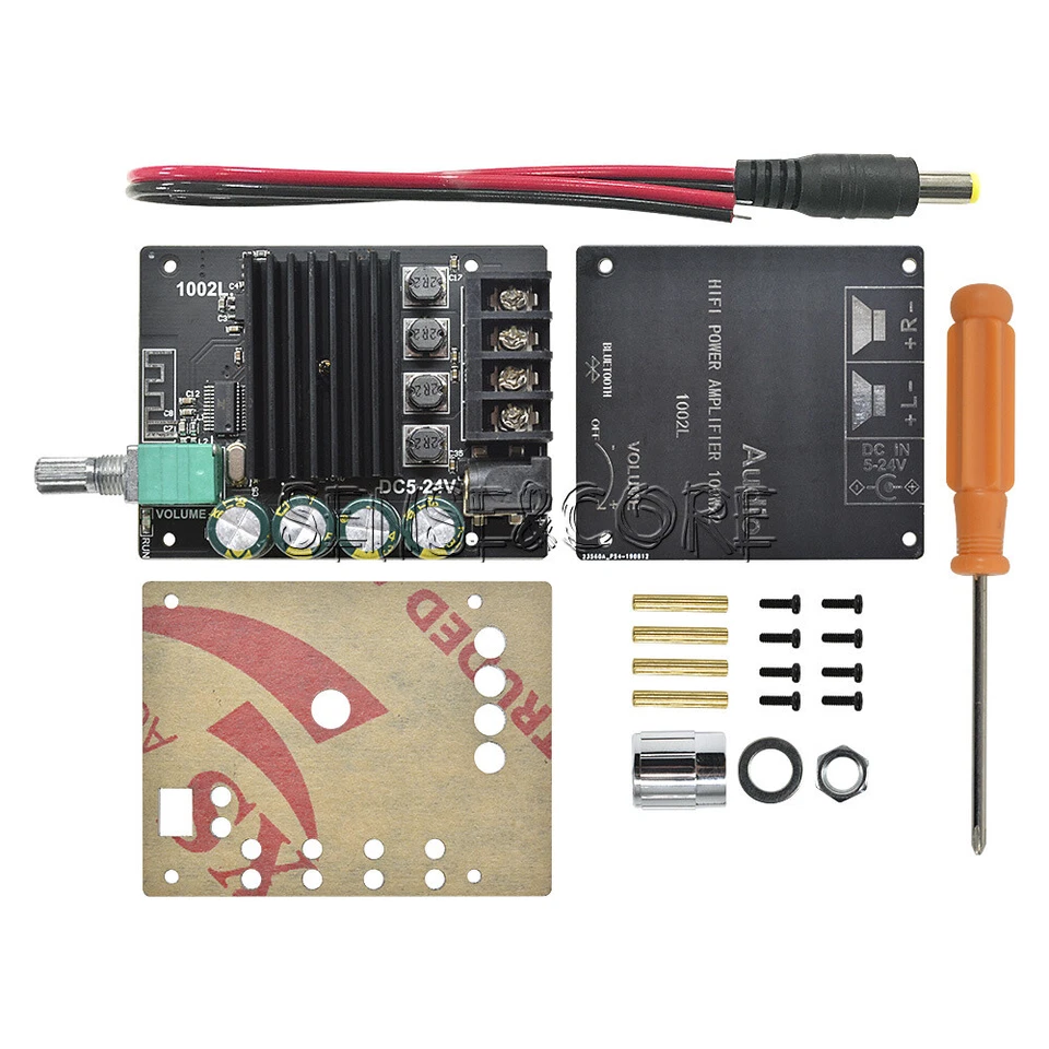 Mini TPA3116 Bluetooth 5.0 2x100W High Power Amplifier Board Adjustable Button- - Image 1 of 1
