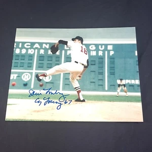 Jim Lonborg Signed 8x10 Glossy Photo Boston Red Sox Inscribed "Cy Young 67" - Picture 1 of 1