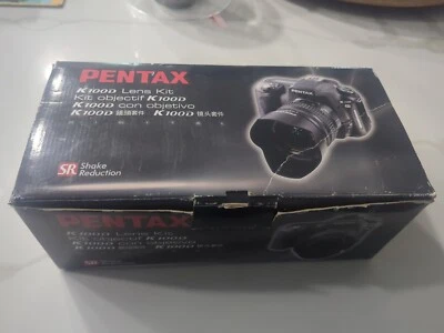 PENTAX K100D 6.1MP Digital SLR Camera Black Kit w/DA AL 18-55mm Lens Ships Free  - Image 1 of 4