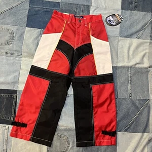 Vintage Deadstock Lee Pipes BMX pants Red Boys Size Small - Picture 1 of 8