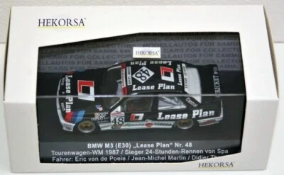 IXO/Hekorsa 1/43 BMW M3 (E30) plan de arrendamiento #48 WTCC 1987 ganador modelo de coche SPA Foto 1 de 4