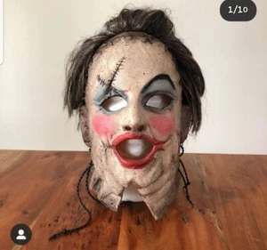 LEATHERFACE PRETTY WOMAN LATEX MASK / Texas / Mortal Kombat X - Bild 1 von 11