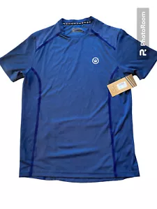 New with Tags Canari Sport Tech Cycling Tee Twilight Blue Pocket Mens Large - Picture 1 of 5