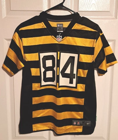 Nike NFL PIttsburgh STEELERS Youth Bumble Bee Edition Retro Jersey 84 Antonio Cover