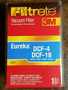 Filtro de vacío Filtrete Eureka DCF-4 DCF-18 HEPA 67814A - Imagen 1 de 4
