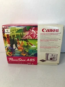 Canon Powershot A85 4.0MP Digital Camera Silver - Powers On - Untested - Picture 1 of 10