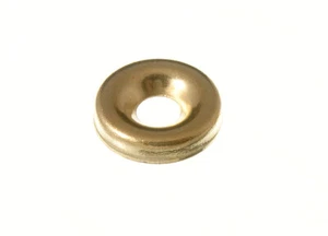 New 5,000 X Screw Cup Surface Finishing Washers No. 6 Brass Plated Steel - Onest - Picture 1 of 1