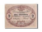 [#309513] Banknot, Czarnogóra, 2 Perpera, 1914, 1914-07-25, KM:16, SS+