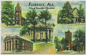 "Ciudad de hermosas iglesias" Florence Alabama - Imagen 1 de 2
