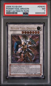 2009 YUGIOH RGBT-EN042 POWER TOOL DRAGON ULTIMATE RARE PSA 7 NM #88890288 - Bild 1 von 2