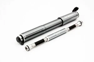 Airsmith Airhop HPLG Bicycle Mini Bike Pump w/Presta&Schrader Valve 140PSI Gray - Picture 1 of 11